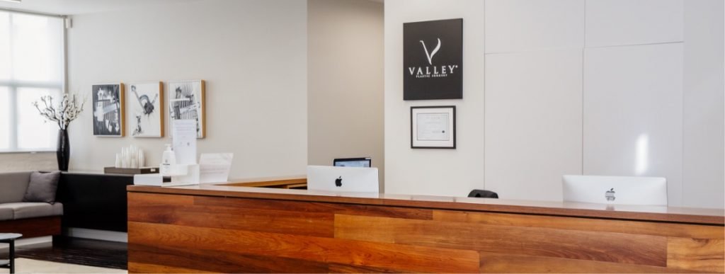valley plastic surgery - reception - about us page